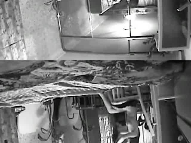 Naked stepmother (intimate voyeur home footage)