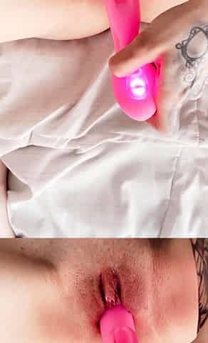Sexy Alyssa Reece horny solo toy masturbation action