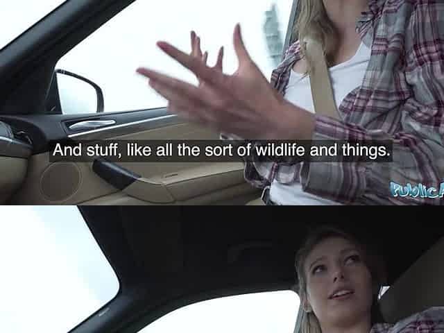 PUBLIC AGENT - Swedish Hitchhiker is a Awesome BANG