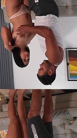 Busty Bellattrix Fucks Boyfriend's Stepdad: Titjob, Deepthroat & Roughsex Sofa