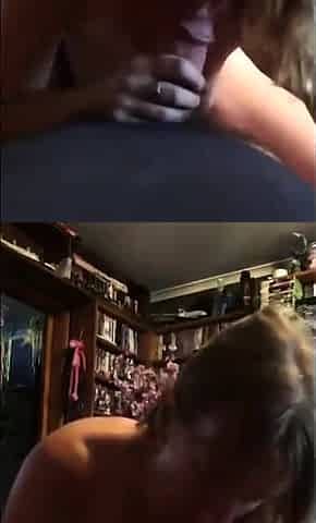 Redhead MILF Gives Amateur Blowjob