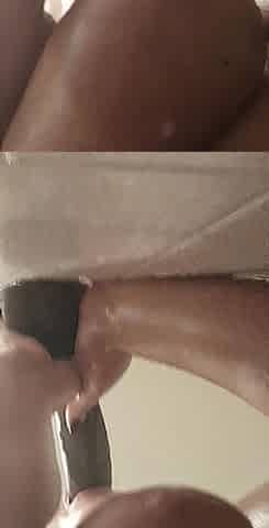 Hotwife sucking 1st bbc in the shower