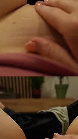 Evening Masturbation with Blue Dildo
