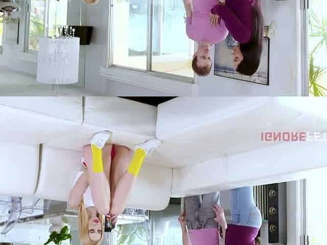 Bored Teen Chloe Cherry Free Used By Step Bro Alex Jett Whilst Step Mama Sheena Ryder Watches 'em