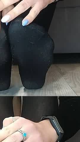 (89) Black High Socks Fetish2