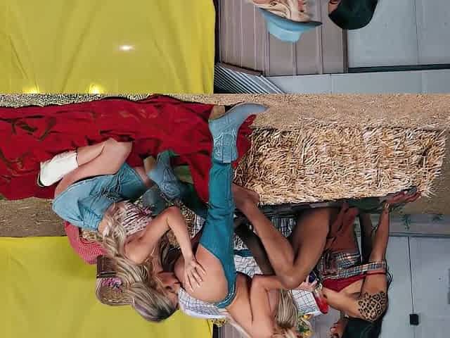 Cum-hungry Vixens End The Rodeo With A