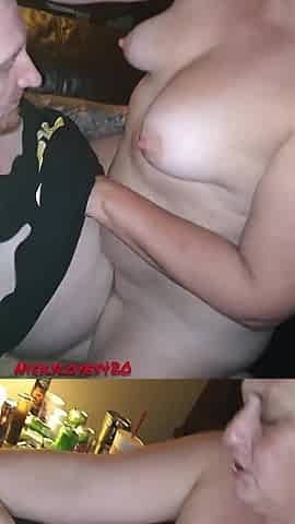 Riding Daddy's Cock and Getting a Creampie