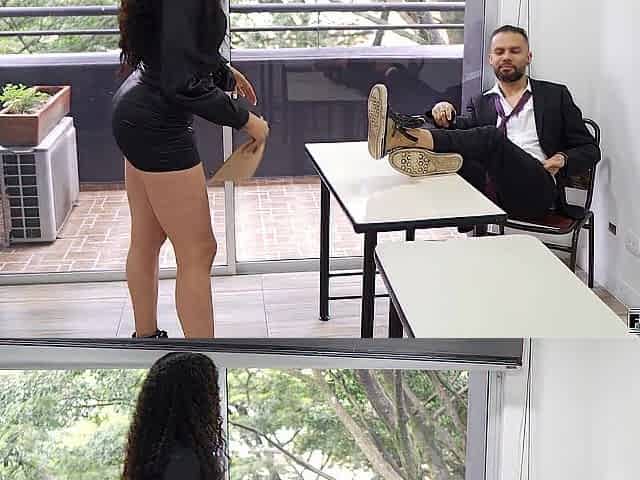 I convince my teacher to become a pornstar