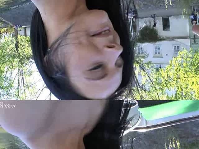 Busty Babe Enza Enjoys Naked Boat Ride