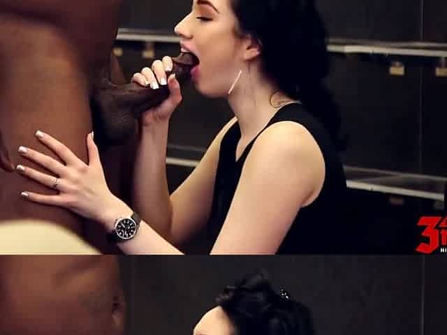 Aria Alexander Hot Secretary Goes Black