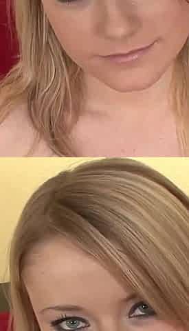 Barely Major and Scarlett Sweets a slut with a shaved pussy and blonde hair loves to experience sexual pleasure