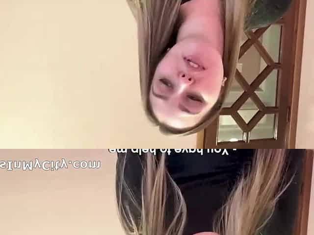 Stepmom kisses my big balls