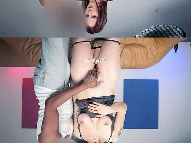 Cute redhead GF cell phone POV blowjob