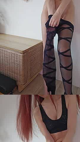 Nylon Legging Try-on