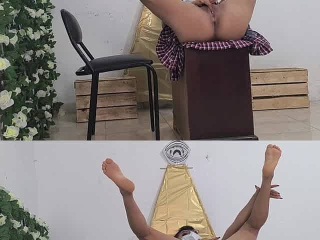 Slut, Whore, and Student!! I'm in My Boyfriend's Apartment Making a Porn Video and Rubbing My Clit
