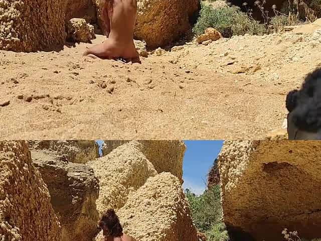 Real Amateur Couple Fucking In Public Beach Doggy Style & Blowjob With Dani Marco