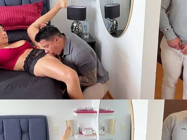 Smelling MILFs pants ends well! I caught her banging her boyfriend and then that babe banged me likewise!
