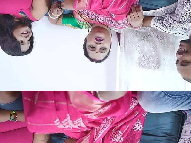 Two Desi Indian Horny Step Mom Shares Their Step Son Dick for Hardcore Threesome Fuck ( Hindi Audio )
