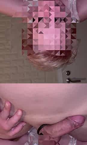 Wife Gives Her Husband POV Blowjob