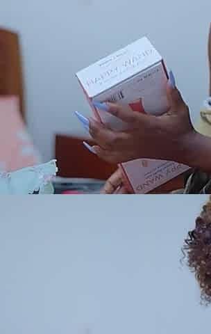 The Busty African Babe Tries a New Dildo
