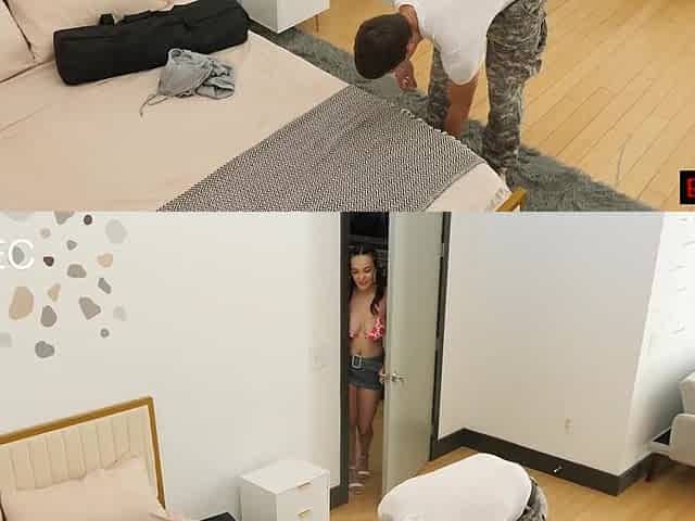 Rissa May Welcomes Her GI Stepbro Home With Her Snatch