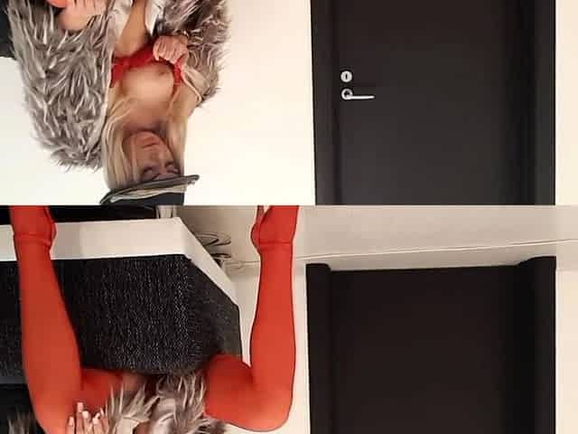 Big-Titted Blonde Stepmom Gives In To Stepson's Desires