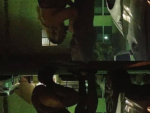 Thick BBW Wife in Lingerie in Public Hotel Parking Lot! Badblondiemonroe