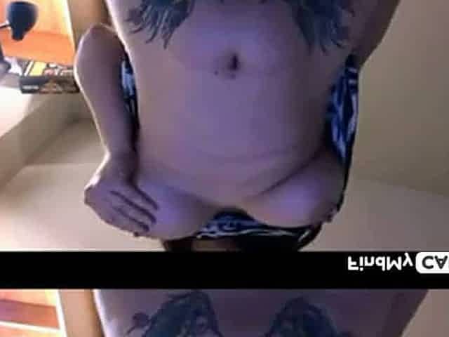 Alternative Amateur Wants You to Admire Her Ass on Webcam