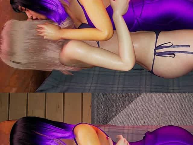 Young Roomates Trys Lesbian Sex for the First Time