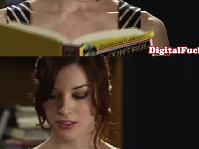 Tiny Stoya in nylons vagina licked and drilled