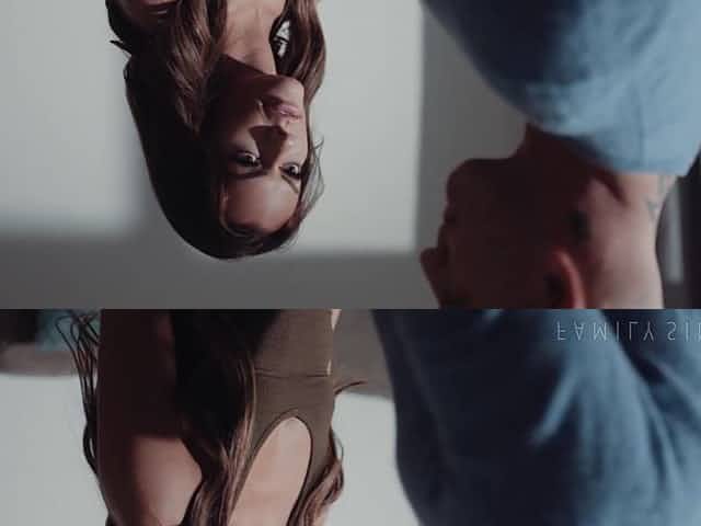 Sensual sex with flat-chested Alia Donovan