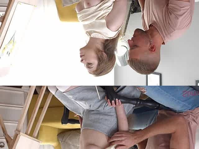 Meow Miu - 4K - Chubby Artist Gets Her Ass Fucked by Her BF