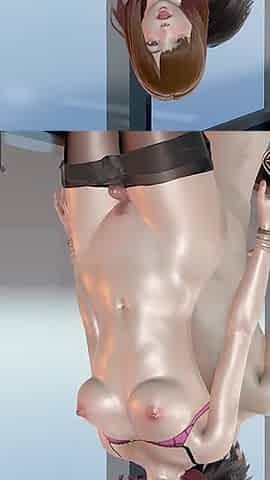 Office Slut Chiyoko in 3D Hentai Big Boobs Tightjob Pussy in Pantyhose Anal Missionary POV Sex Chair Sitting Creampie