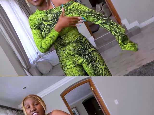TEEN EBONY dancer with BIG TITS bounce hard