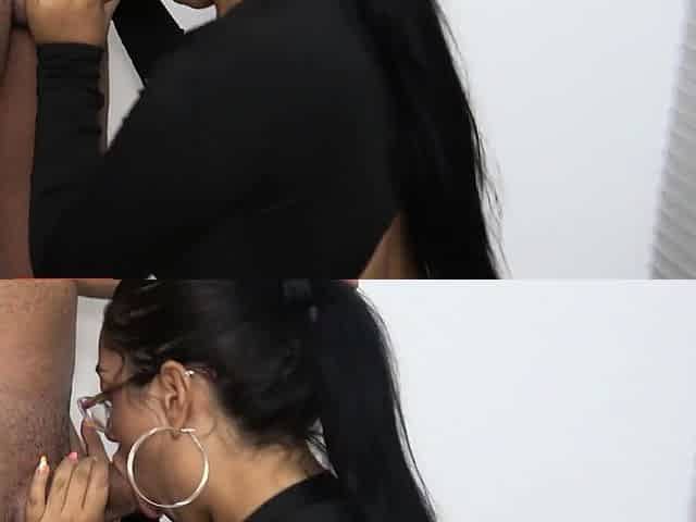 2 of my LATINA friends SUCKED my cock