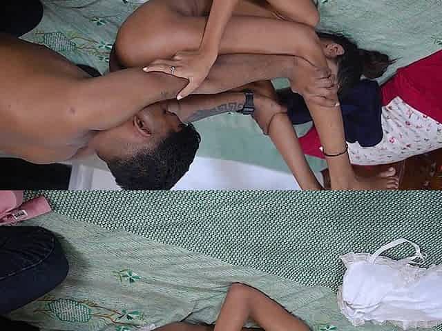 Desi Boyfriend and Girlfriend Hardcore Threesome Fuk with Her Sasuma Full Movie ( Hindi Audio )