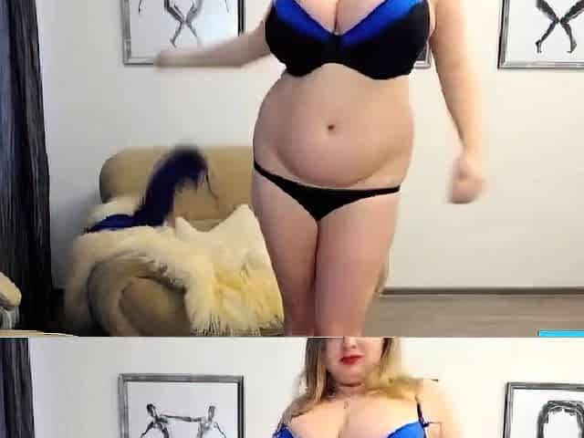 Amateur BBW Cougar on Webcam