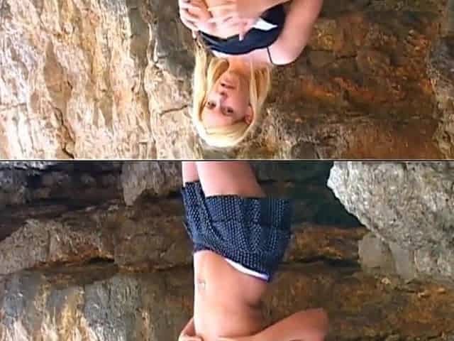 Sonia Manrique: Horny Sonia Manrique Stripping by the Sea
