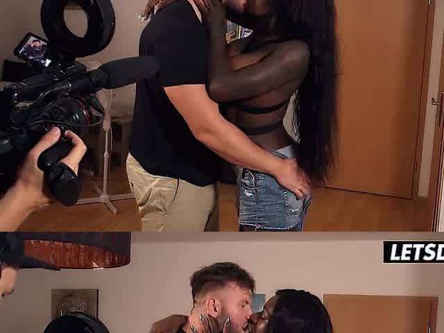 Josy Ebony Surprises Fan With A Raw Screwing - LETSDOEIT