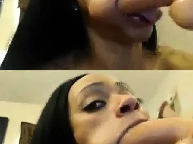 Tattooed Webcam Girl Fists Herself in All Holes