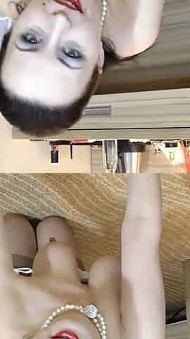 Vintage Lady Teasing in Brown Nylons Part 1 HD