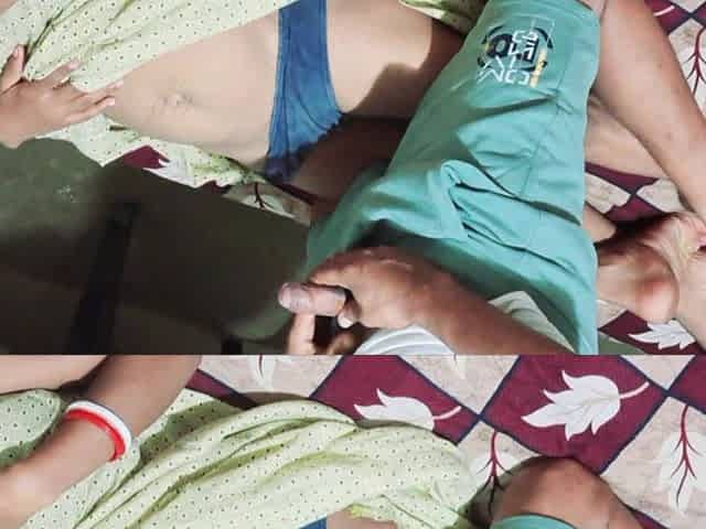 Beautiful Young Indian Village Bhabhi Morning Sex with Teen Husband
