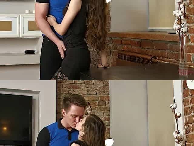 Natural teen beaut gets screwed from behind