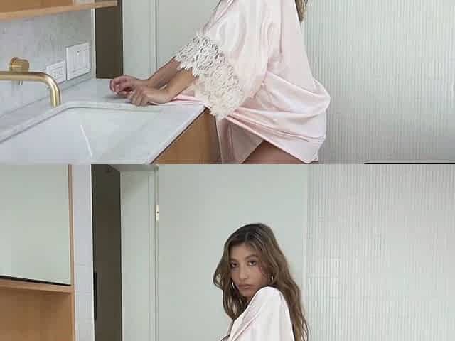 Big tits petite Latina strips in bathtub