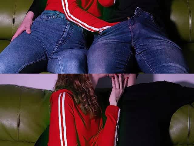 Secret Tugjob Therapy with Roommate's GF