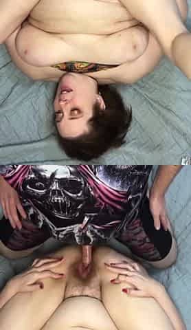 Breasty Obese Unshaved Creampie