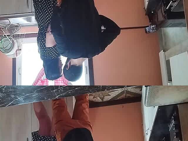 I Caught My Stepmom in the Kitchen and We Started Fuck