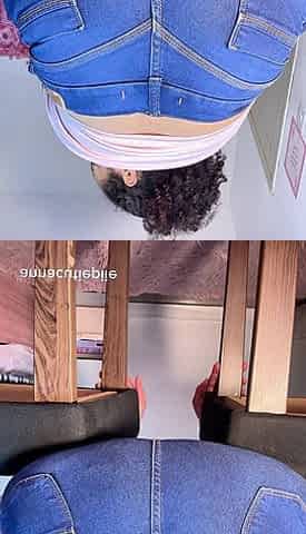 POV Ebony BBW Goddess Makes You to Worship Her Ass and Farts