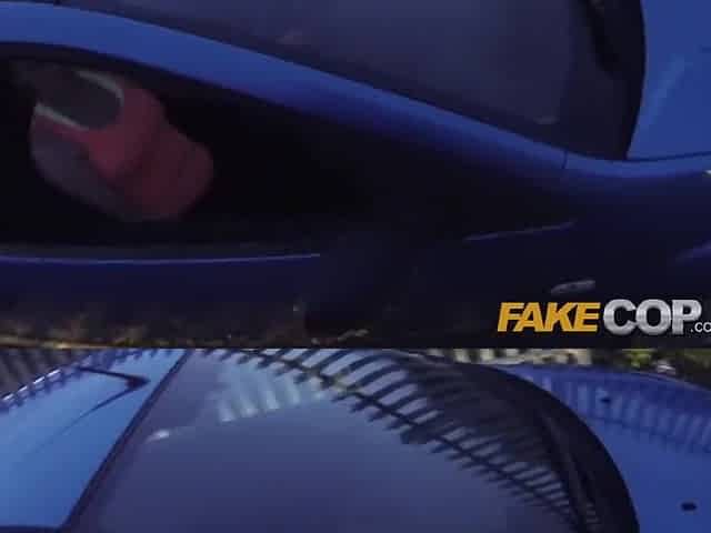Fake Cop Sexy gym mother I'd like to fuck pulled over and screwed