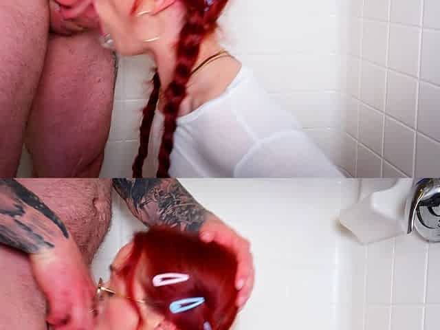 Grif Joness Calis-Valentines-Shower-Deepthroat-and-Throatpie